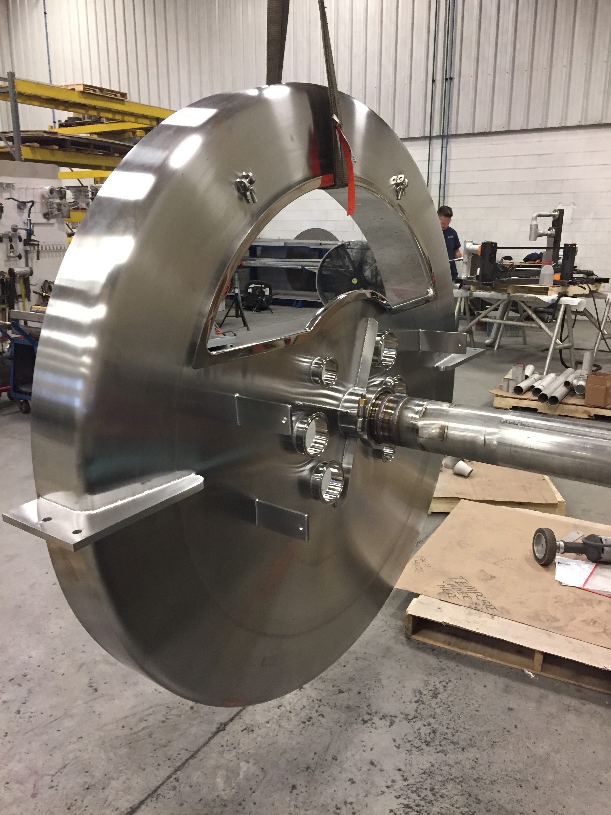 Food industry relies on material handling equipment fabrication